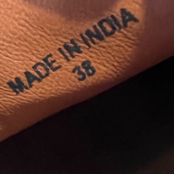 Free People Brown Studded Suede Clog Mules - Picture 13 of 14